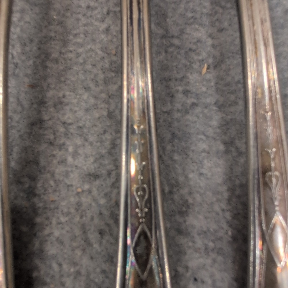 Lafayette Silver Plate 15pc Flatware Set Art Deco Forks Spoons Vintage Cutlery‎ - Picture 5 of 6